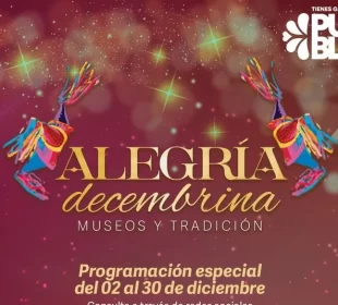 Cultura presenta actividades en Museos de Puebla por fiestas decembrinas