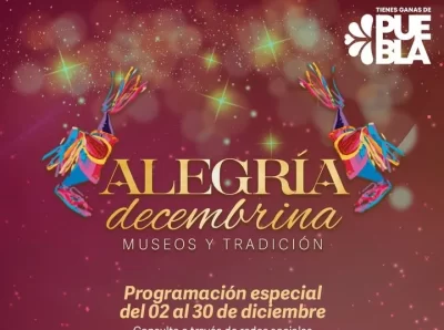 Cultura presenta actividades en Museos de Puebla por fiestas decembrinas