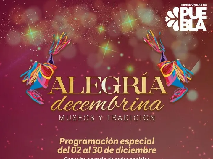 Cultura presenta actividades en Museos de Puebla por fiestas decembrinas